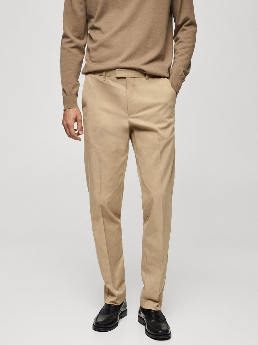 MANGO MAN Men Formal Trousers