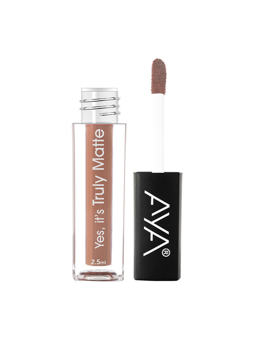 AYA Yes Its Truly Matte Smudge-Proof Liquid Lipstick - 2.5ml - Caramel Latte 08