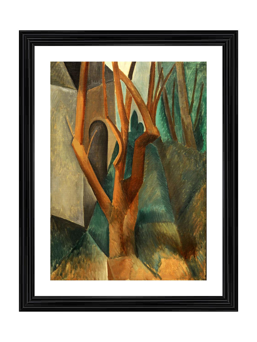 AdventuresIndia The Street Of The Woods Wood Wall Paintings Wall Art -17.7 x 13.7In