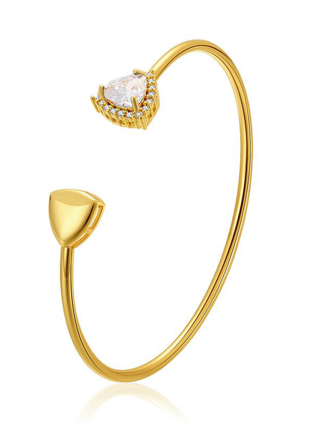 Just Lil Things Women Artificial Stones Studded Cuff Bracelet