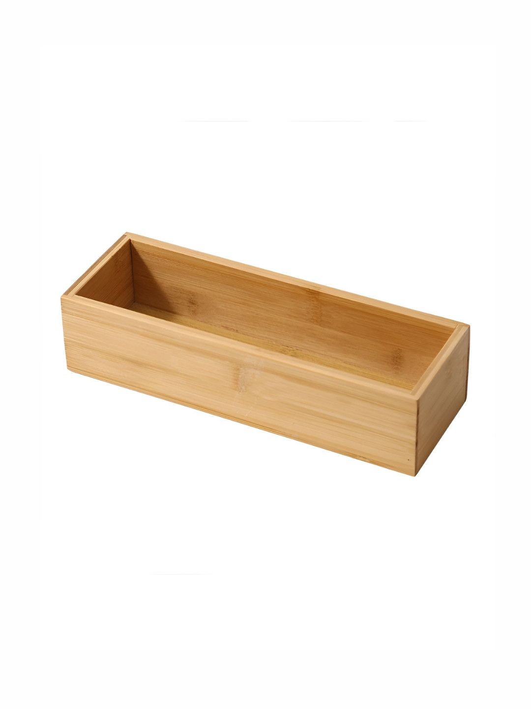 HOKIPO Brown Bamboo Super Strong Storage Box Organiser