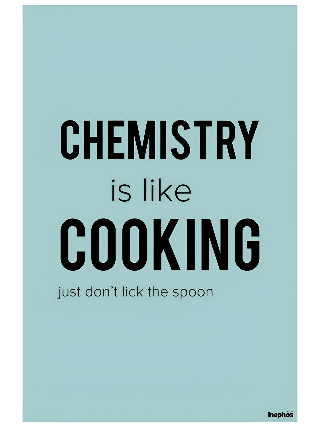 Inephos Blue & Black Printed Paper Creative Artwork Posters