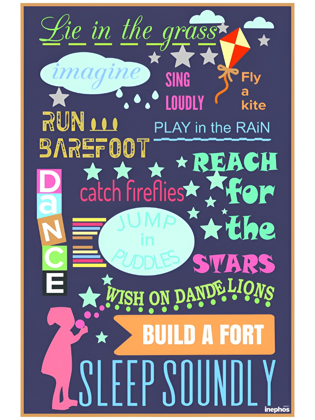 Inephos It'S Your Life Quotes Vinyl Photograph Poster Art Motivational Photograph Poster