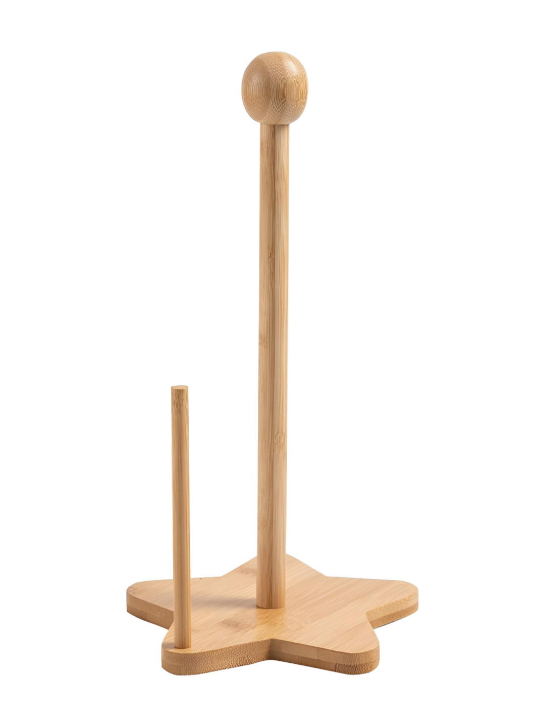 HOKIPO Brown Bamboo Tissue Holder