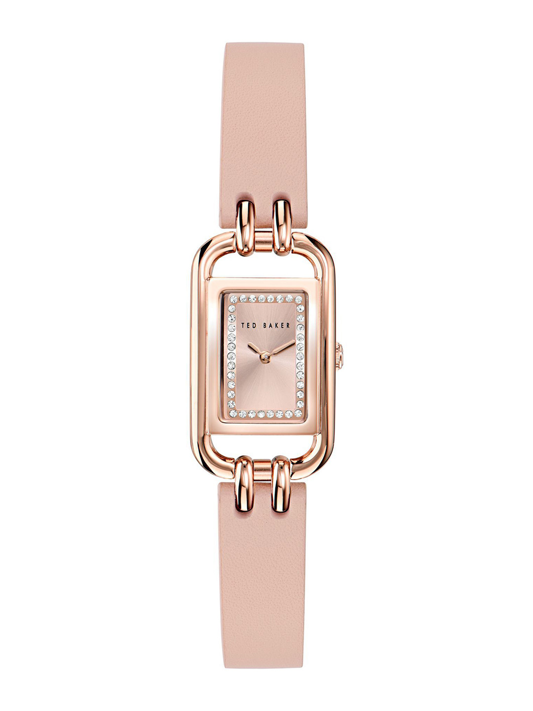 Ted Baker Women Embellished Dial & Leather Straps Analogue Watch BKPTTS4029I