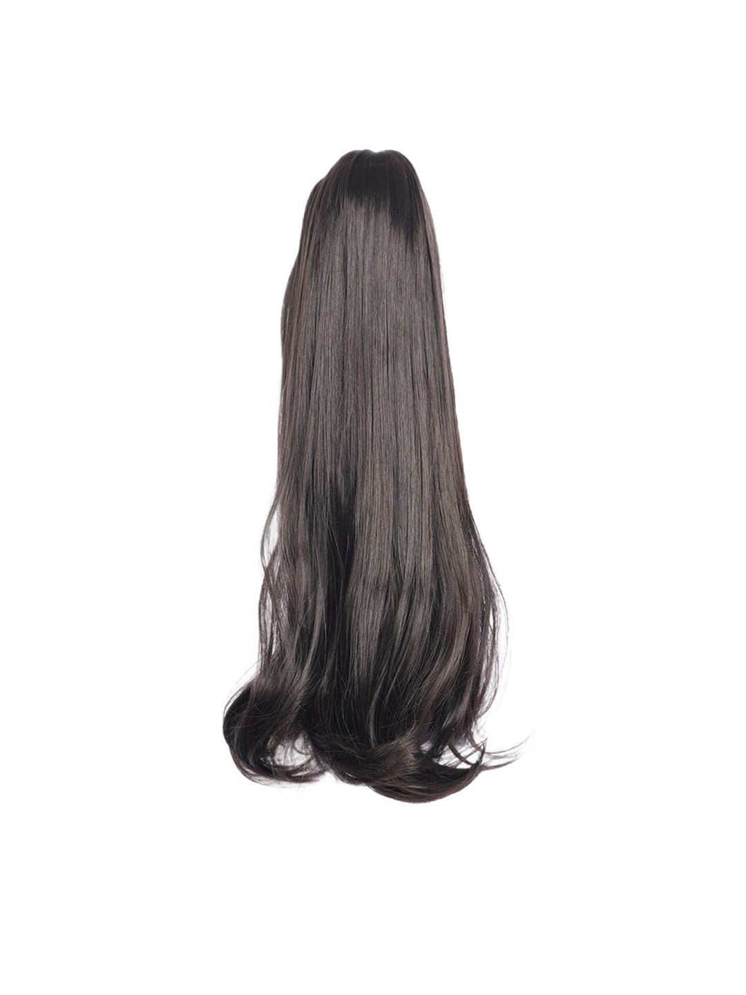 AHS Clip In Wavy Ponytail Highlight Hair Extension - Brown