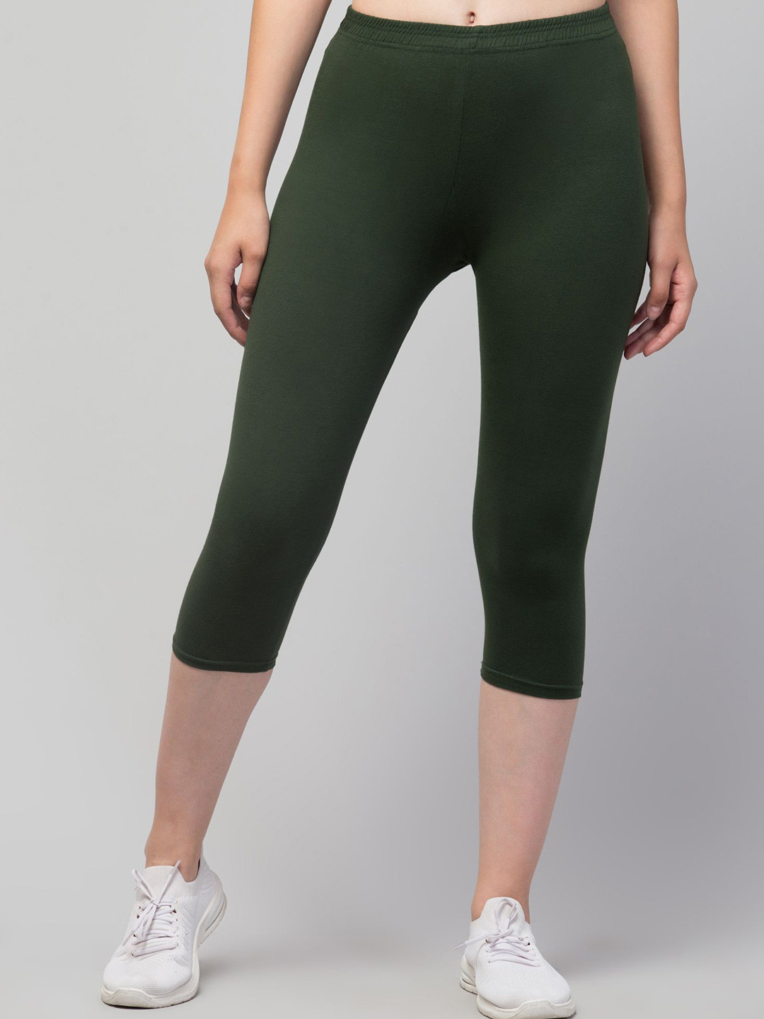 CKARFE Women Skinny Fit Capris