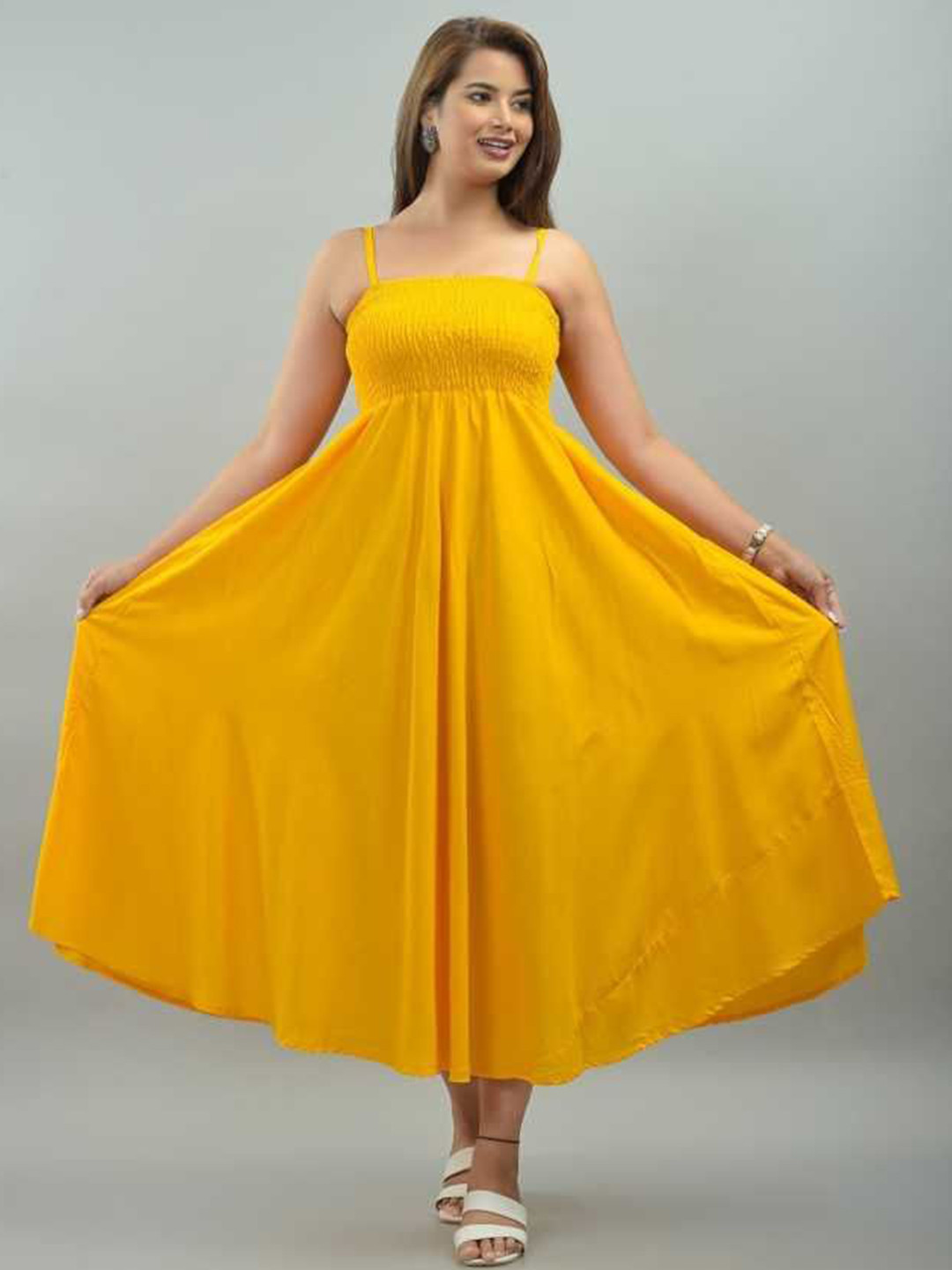 Aarti Fashion Fit & Flare Maxi Dress