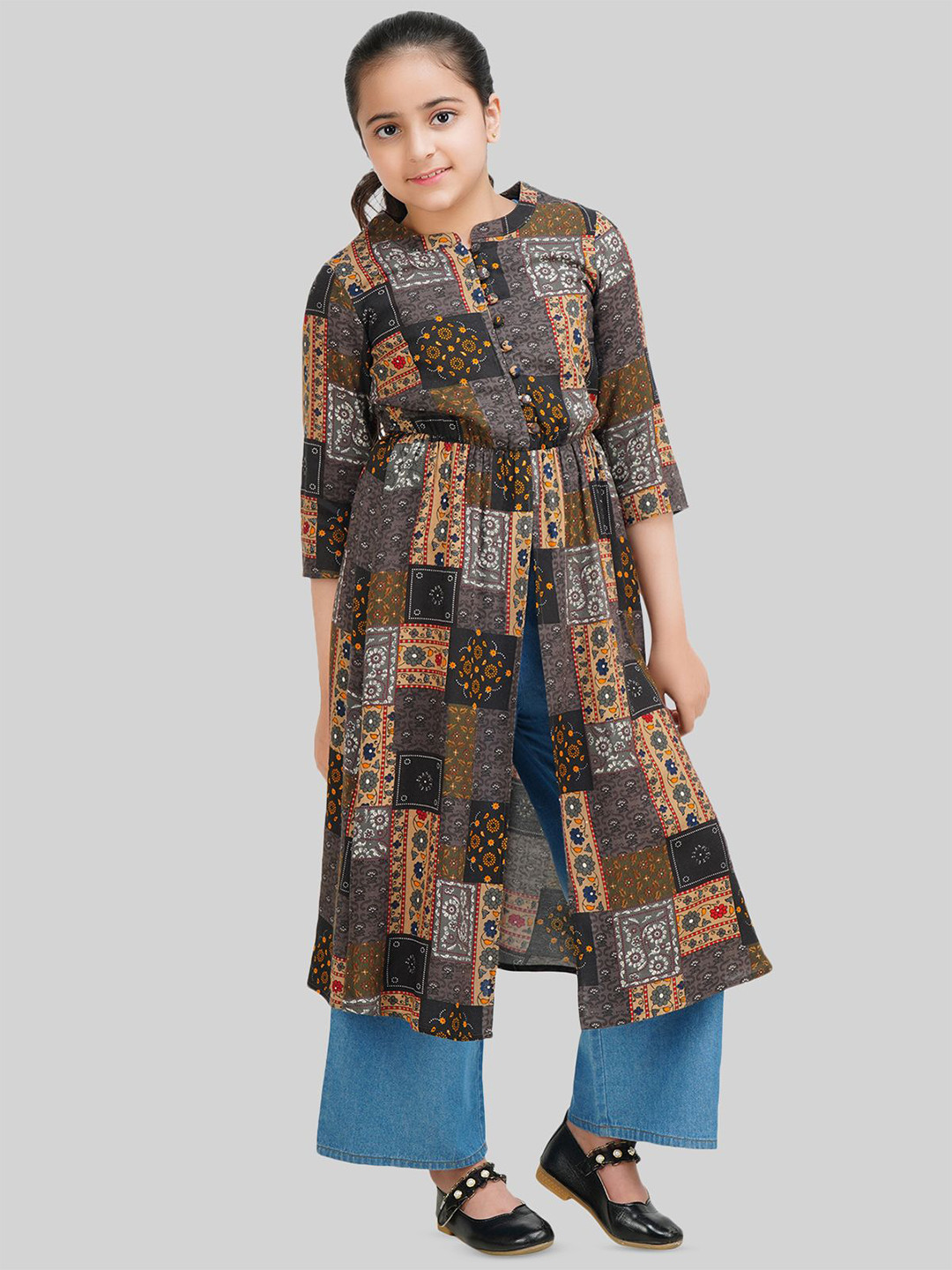 BEING NAUGHTY Fit & Flare Midi Dress