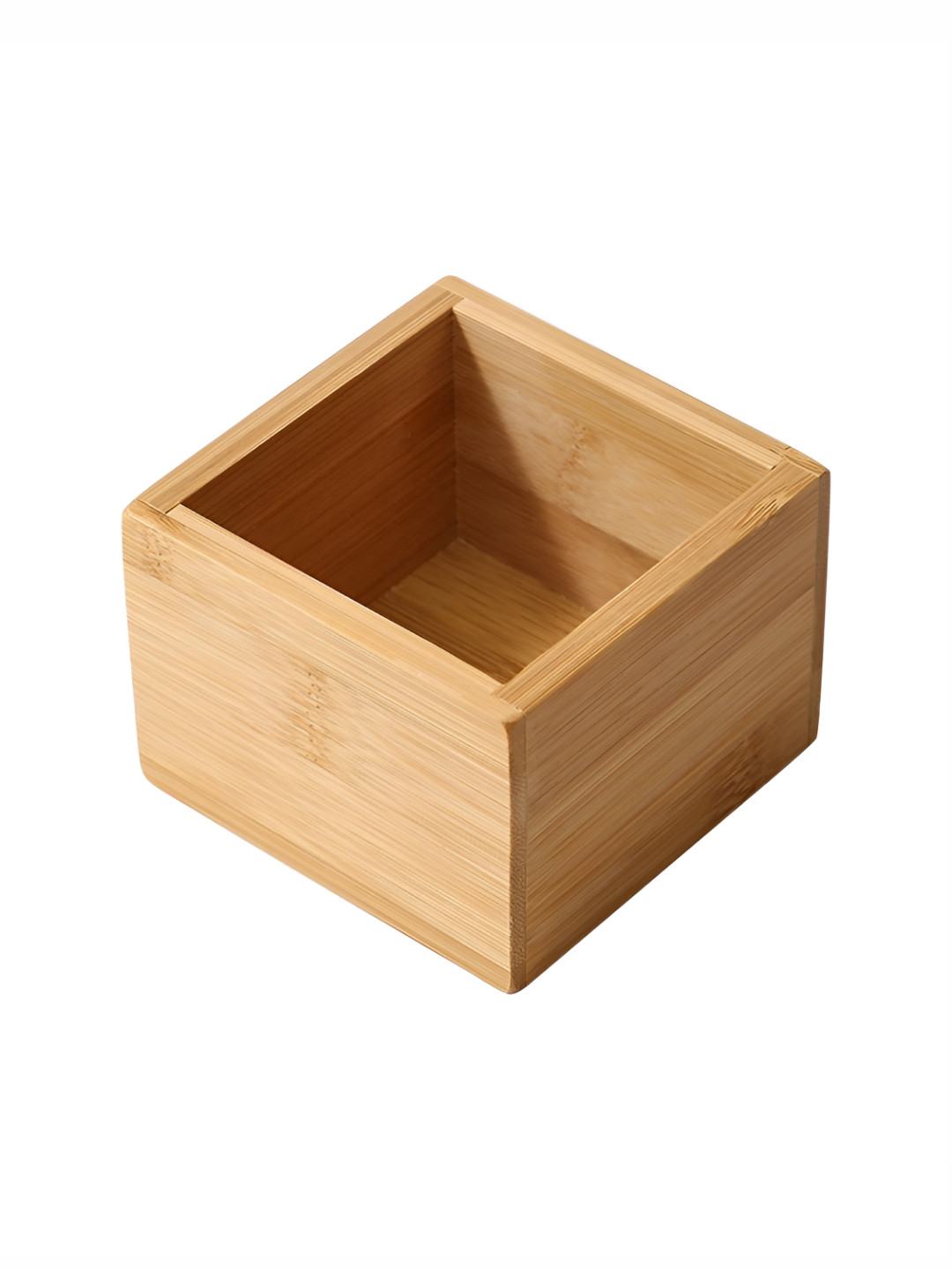 HOKIPO Brown Bamboo Super Strong Storage Box Organiser