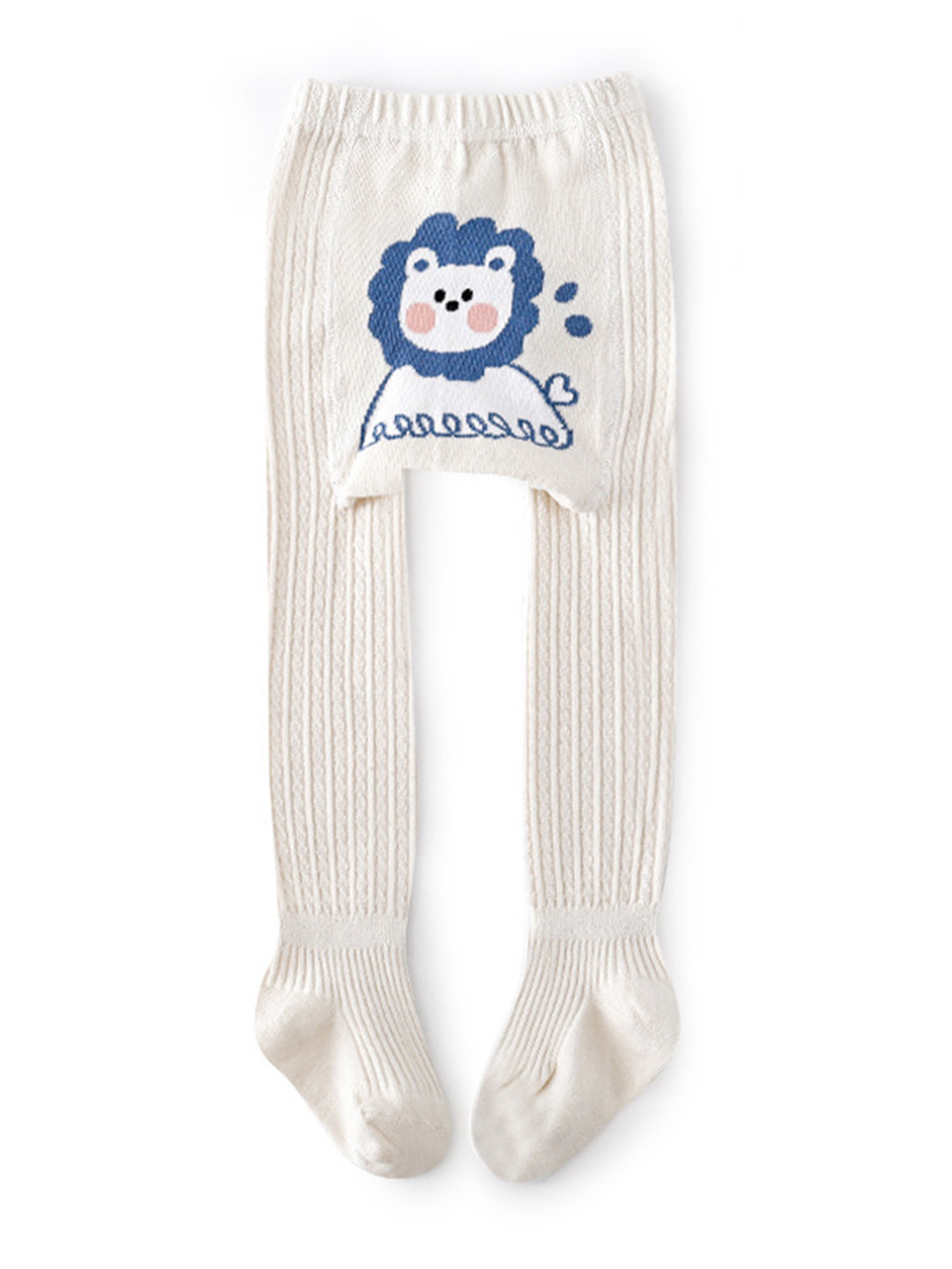 SYGA Kids Printed Cotton Lion Design Cotton Stockings