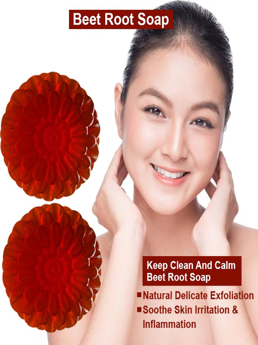 GROOVY Set Of 2 Macadamia Magic Beet Root Bath Bar- 100 g Each