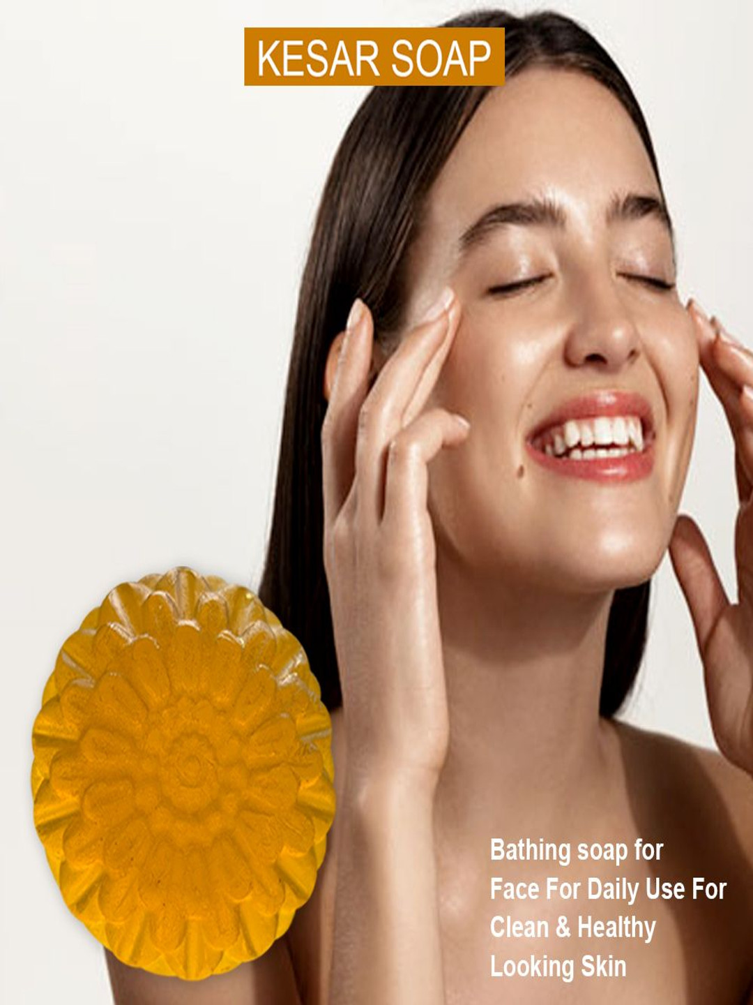 GROOVY Refreshing Orange Kesar Bath Bar- 100 g