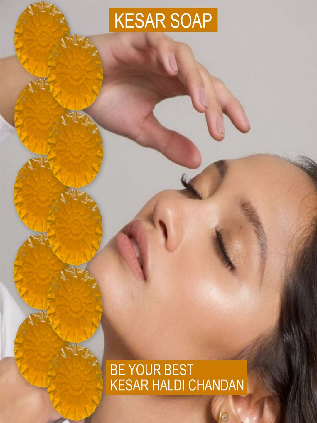 GROOVY Set Of 10 Calming Lavender & Vanilla Bath Soap - 100 g Each