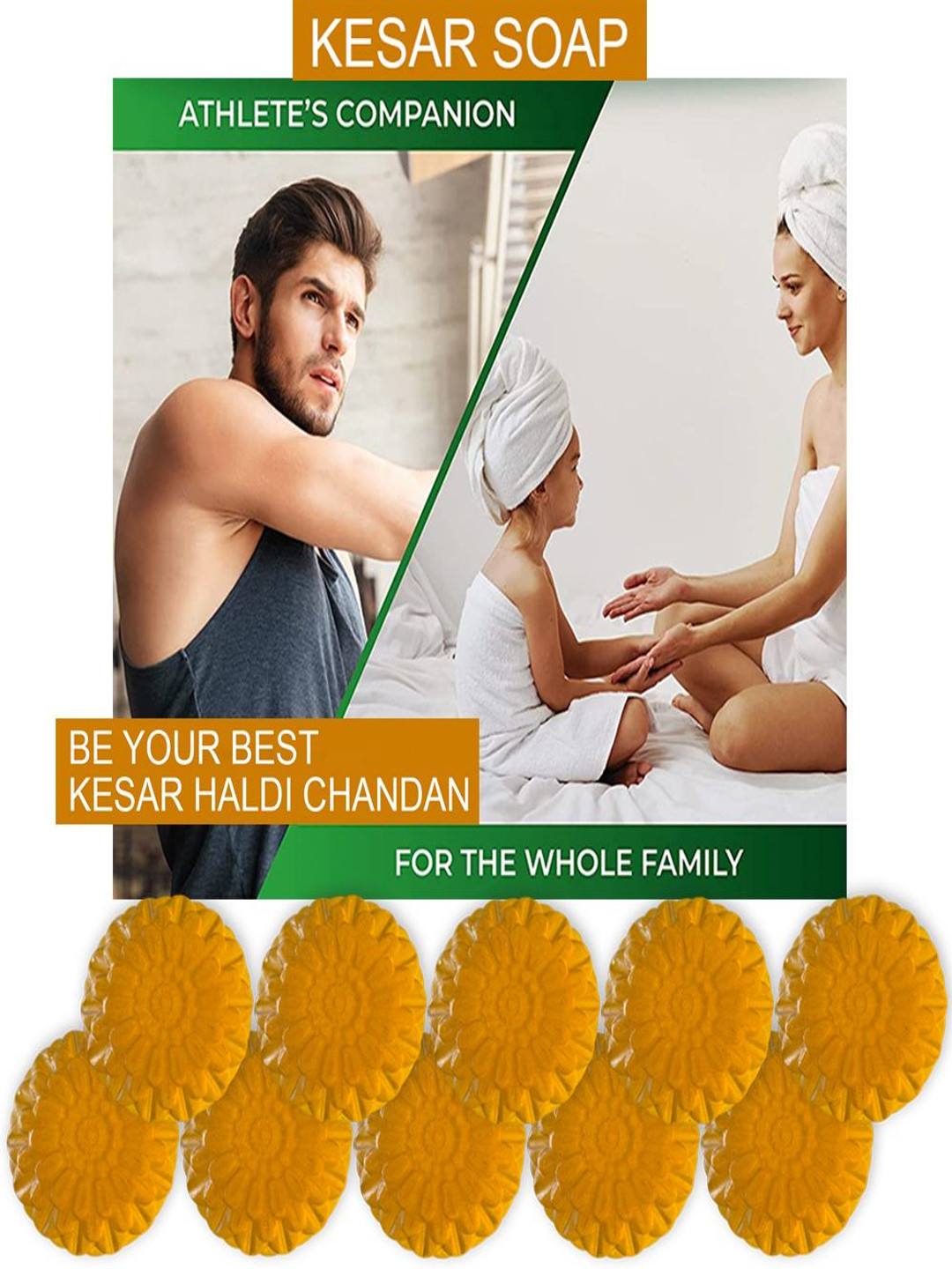 GROOVY Set Of 10 Rejuvenating Pomegranate & Honey Bath Soap - 100 g Each