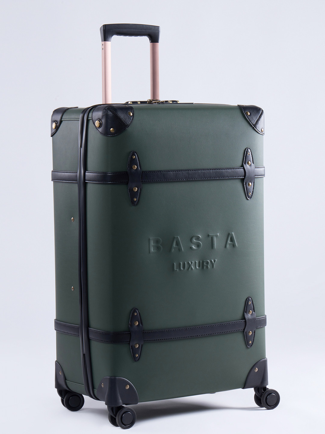 BASTA LUXURY Textured Large Hard-Sided Trolley Bag