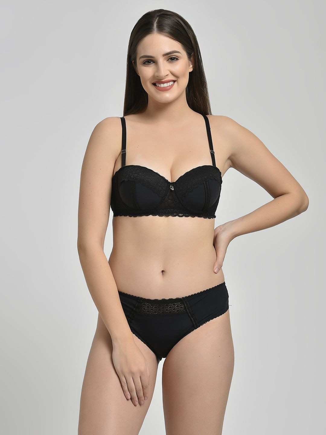 MAKCLAN Women Self-Designed Non Padded Lingerie K5213.LZL