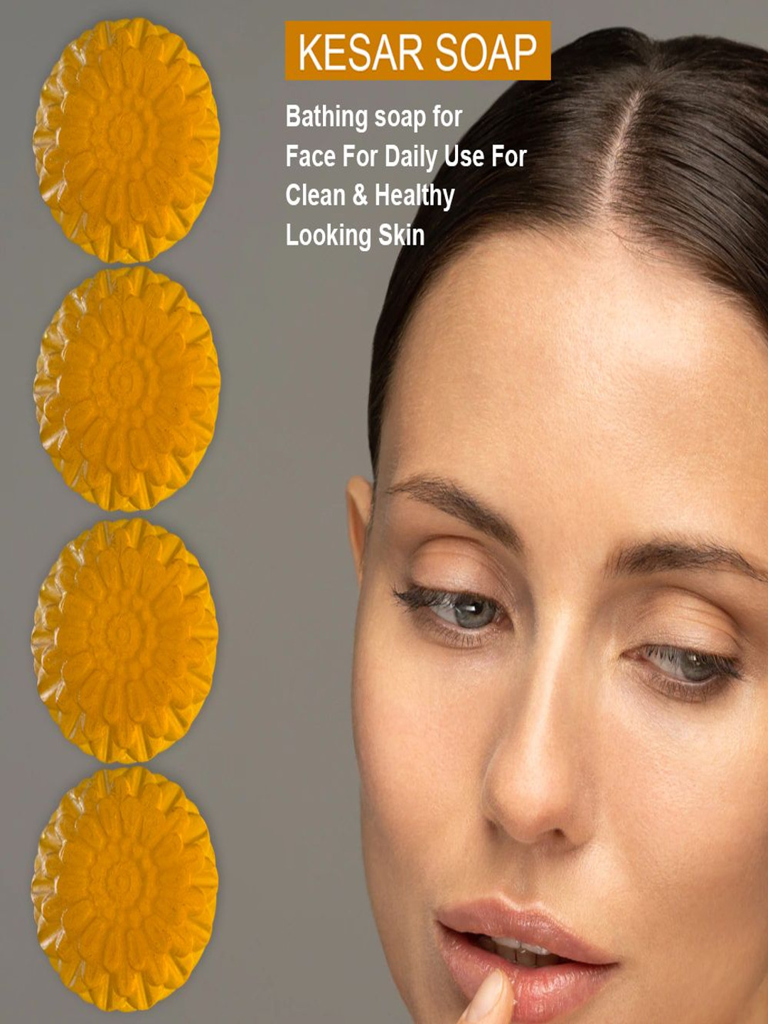 GROOVY Set Of 4 Pomegranate Power Kesar Bar - 100 g Each