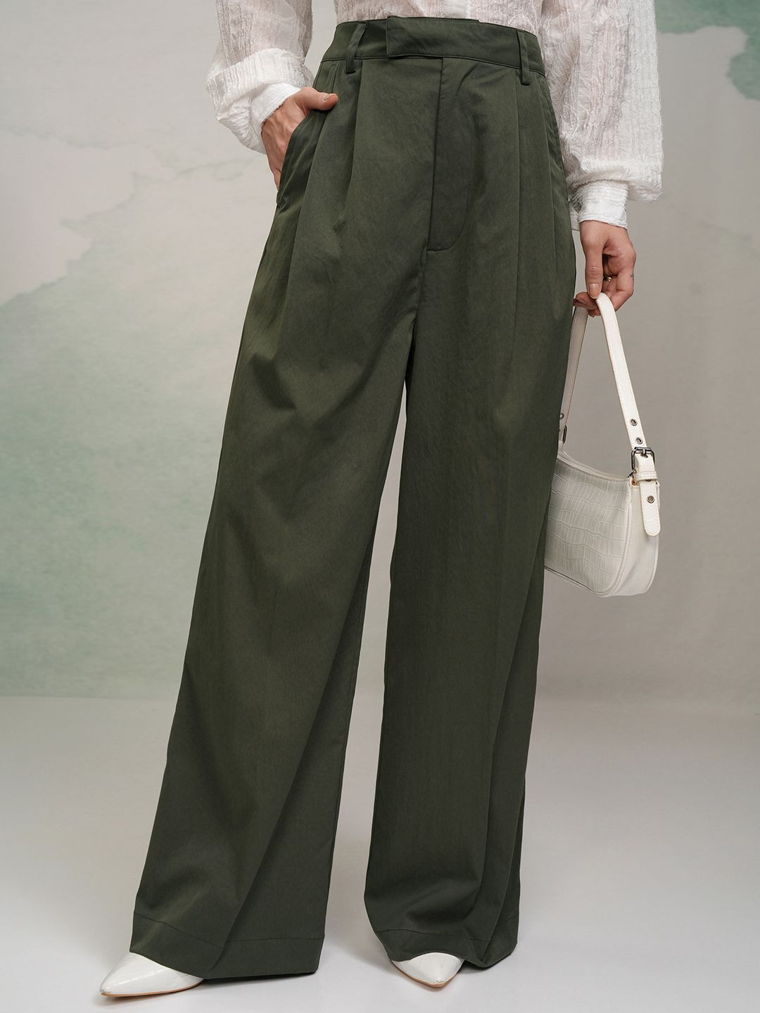 Tokyo Talkies Women Wide Leg Pant