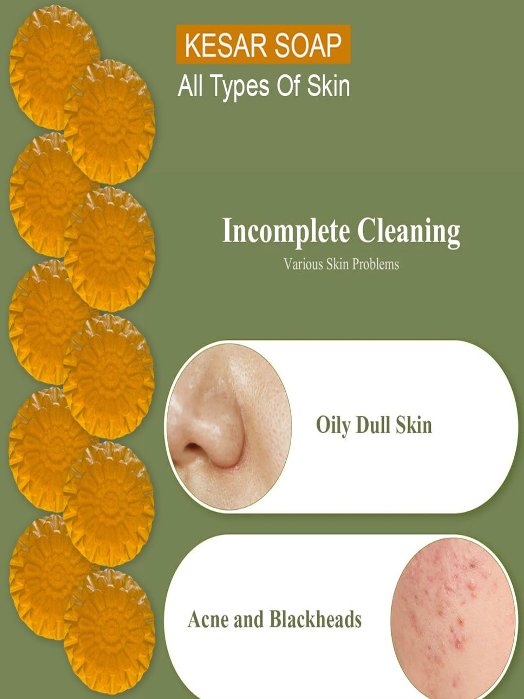 GROOVY Set Of 10 Replenishing Jojoba Oil Bath Soap - 100 g Each