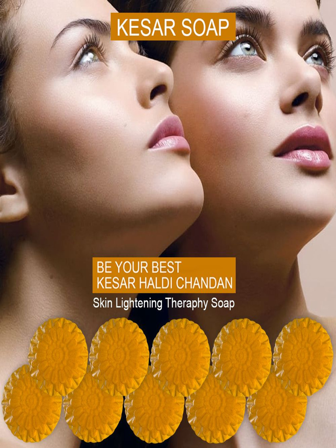 GROOVY Set Of 10 Anti-Fungal Clove & Tea Tree Bath Soap - 100 g Each