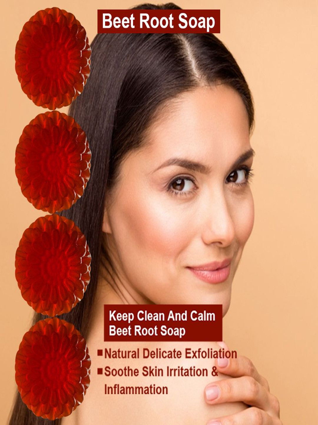 GROOVY Set Of 4 Pomegranate Power Beet Root Bar - 100 g Each