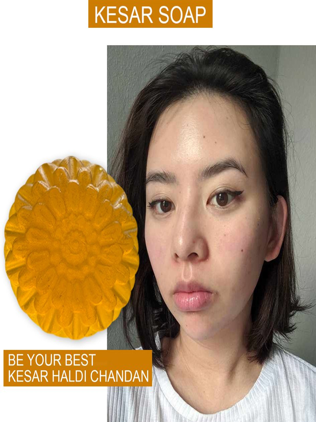 GROOVY Asparagus Aura Kesar Bathing Soap - 100 g