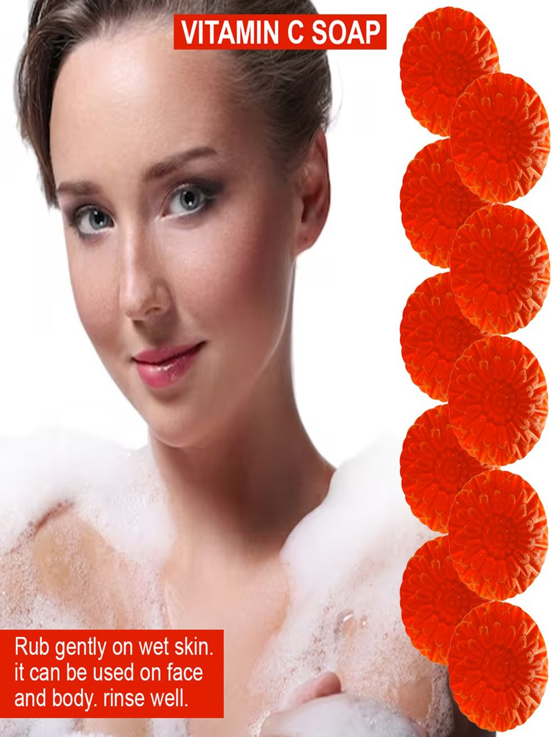 GROOVY Set Of 10 Sweet Potato Supreme Vitamin C Soap - 100 g Each