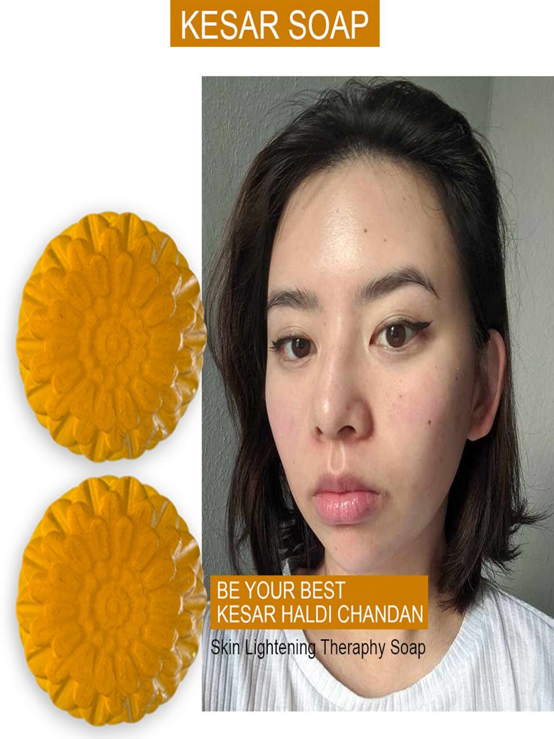 GROOVY Set Of 2 Onion Oasis Kesar Bath Bar - 100 g Each