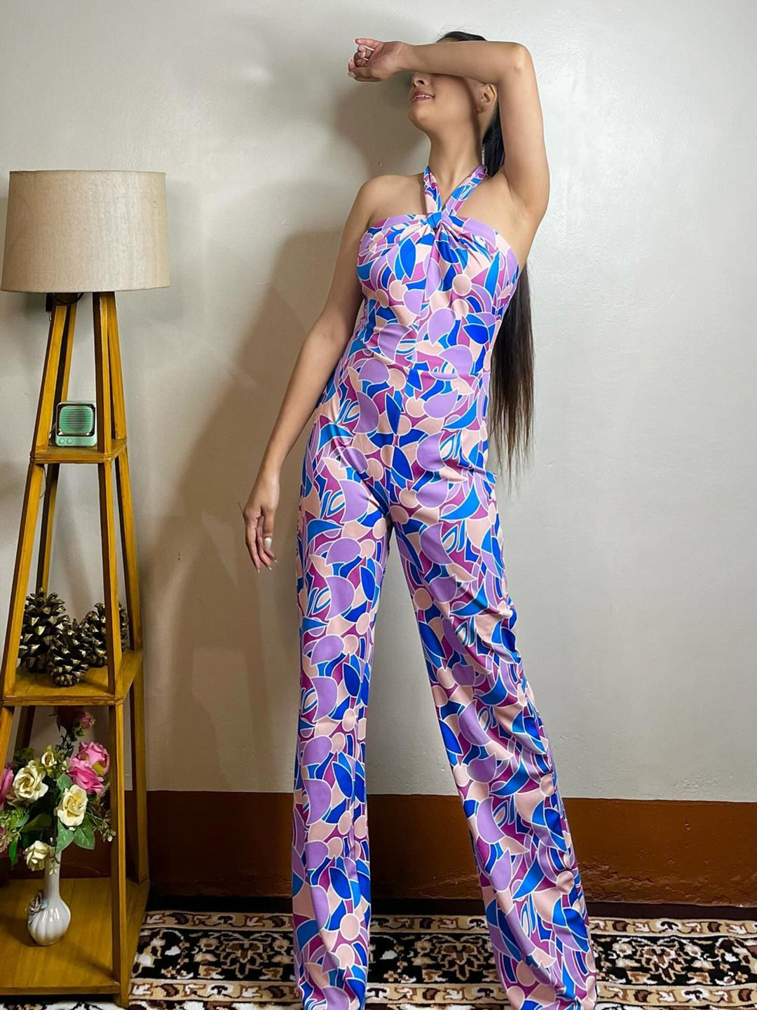 TANDUL Floral Print Maxi Dress