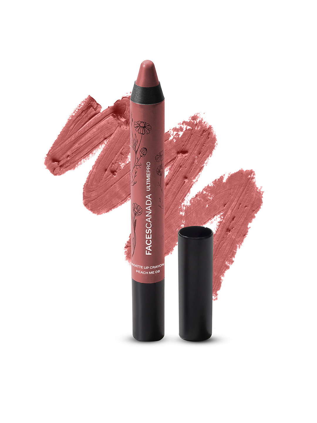 FACES CANADA Ultime Pro Matte Lip Crayon with Cocoa Butter & Chamomile 2.8g - Peach Me 08