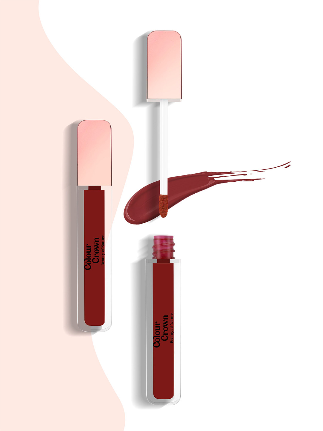 CROWN Liquid Lipstick- LP01 Maple Maroon- 3.5ml