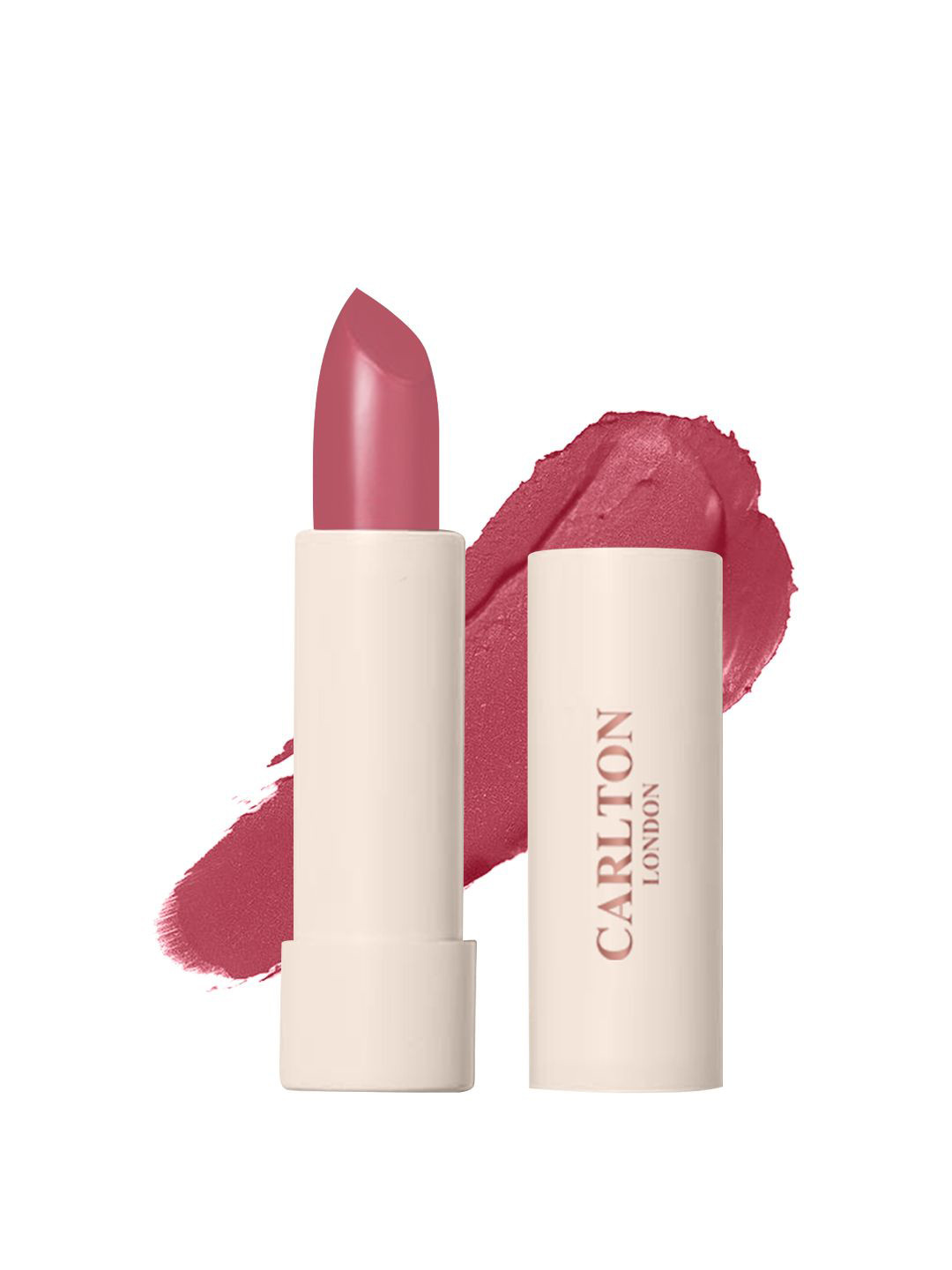 Carlton London Glitterati Matte Lipstick With Vitamin E - 4g - Dirty Peach VS01