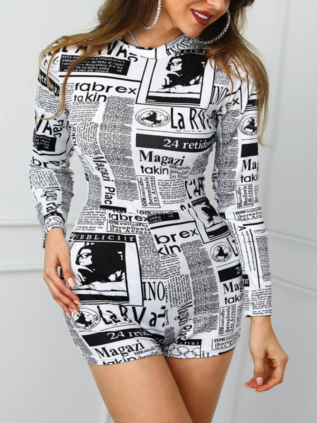 TANDUL Printed Mini Dress