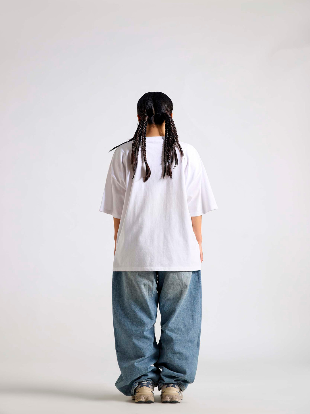 THE CLOTHING FACTORY Spongebob Polo Collar Extended Sleeves Oversized T-shirt