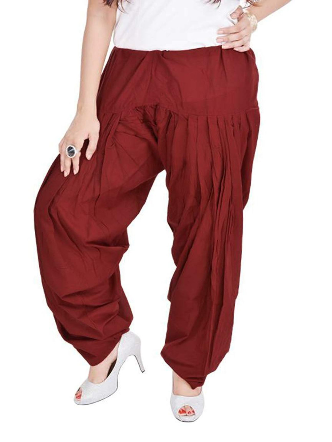 IMAGO Women Loose Fit Cotton Salwar