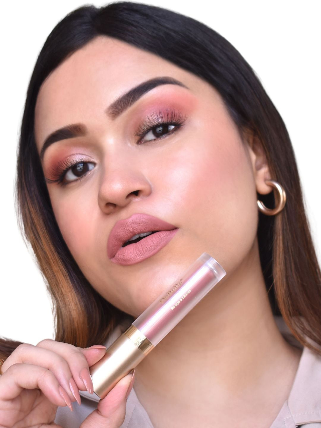 DeBelle Majestique Matte Long Lasting Liquid Lipstick 3.5 ml - Caramel Camille 07