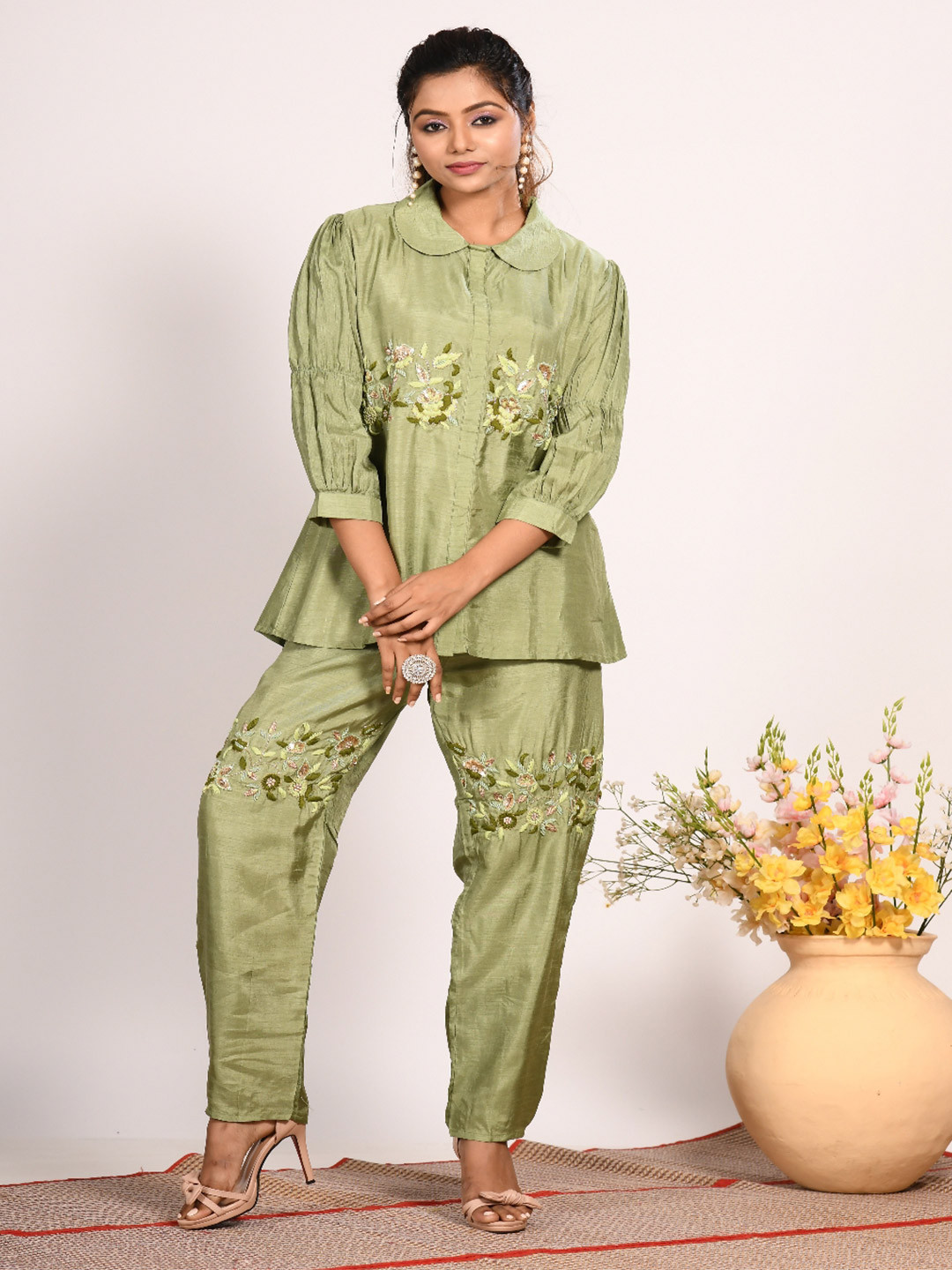 Morchari Embroidered Collared Tunic