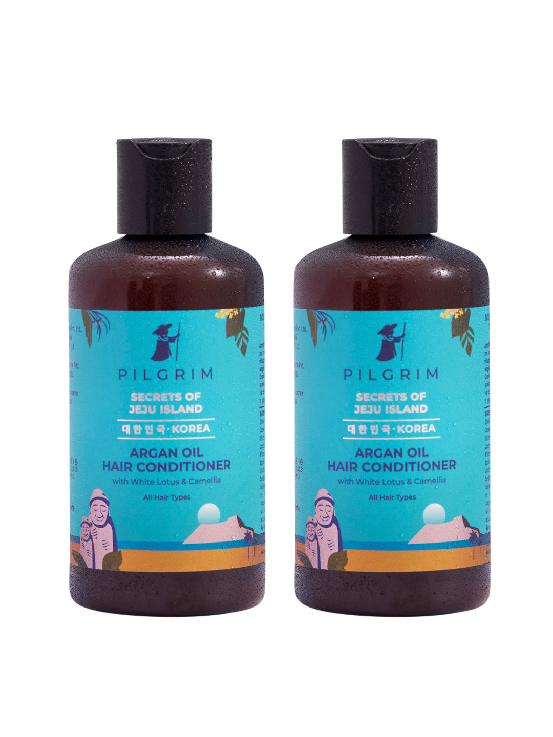 Pilgrim Set of 2 Argan Oil Hair Conditioner for Deep Nourishment, For All Hair Types