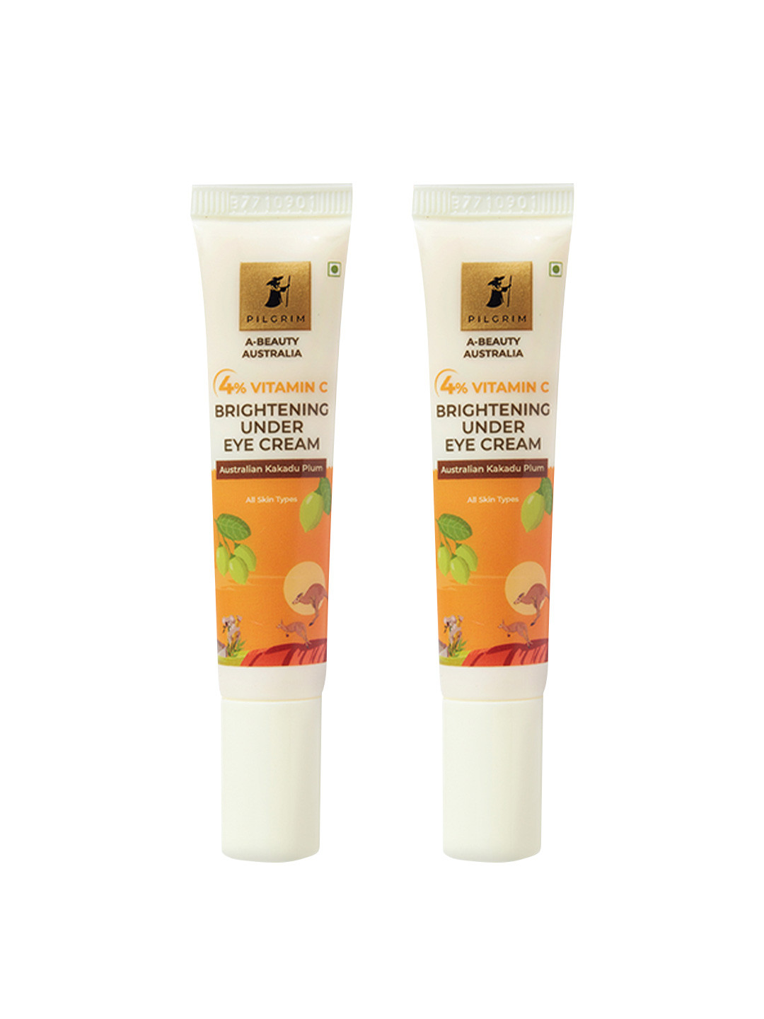 Pilgrim Set Of 2 4% Vitamin C Brightening Under Eye Cream - 15ml Each