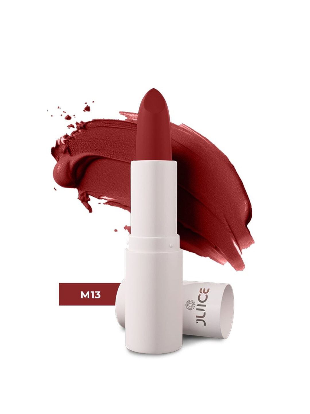 JUICE Kiss Sensation Lipstick With  Bio Retinol For UV Protection - 4g - Maroon Magnet M13