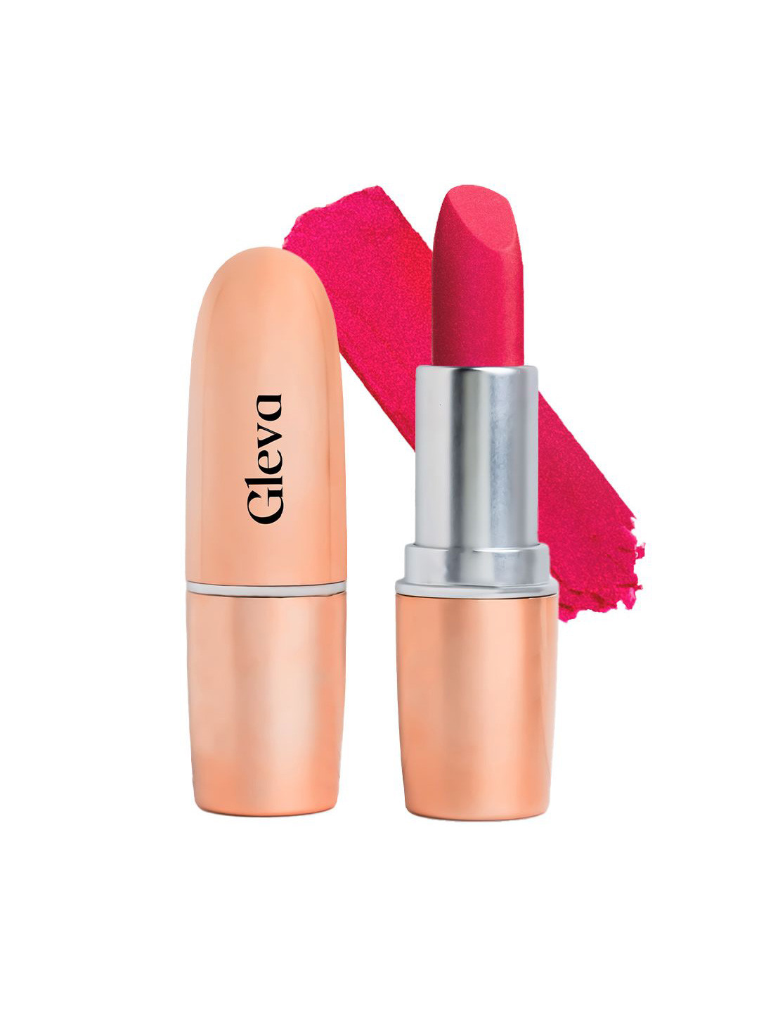 Gleva Metallic Finish Intense Color Long Lasting Lipstick - Starry Magenta - 4g
