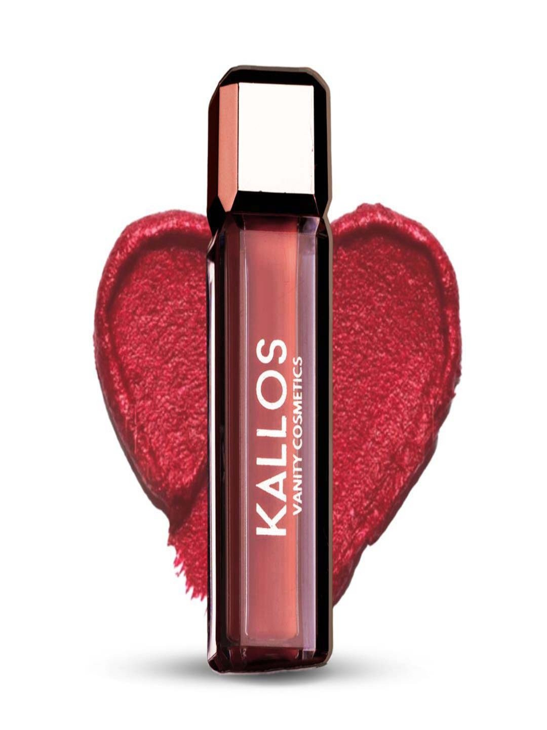 KALLOS VANITY Lip Plush Long Wear & Non-Drying Liquid Lipstick - 3 ml - Peach Play
