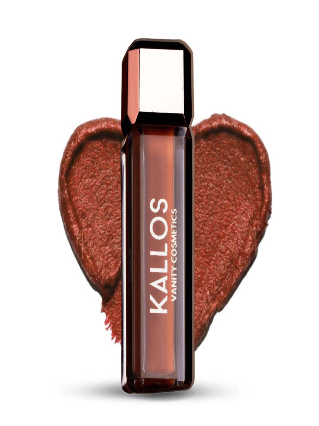 KALLOS VANITY Lip Plush Long Wear & Non-Drying Liquid Lipstick - 3 ml - Brownie Points