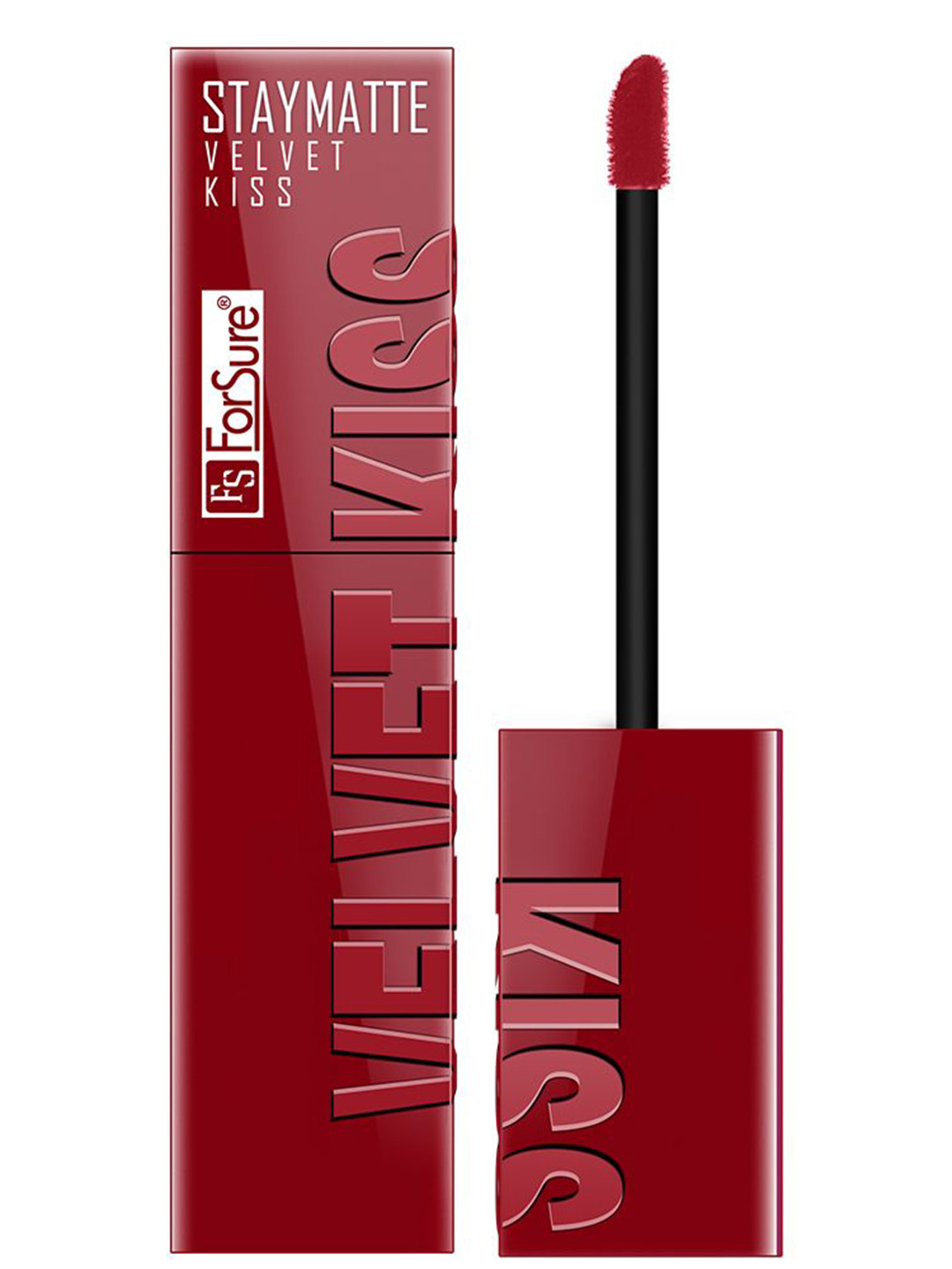 ForSure Velvet Kiss Non-Transfer Liquid Lipstick - 3.5 ml - Cherry Red 12