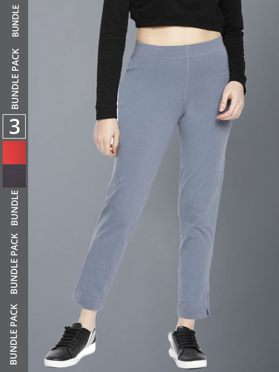 Dollar Missy Women Relaxed Wrinkle Free Trousers