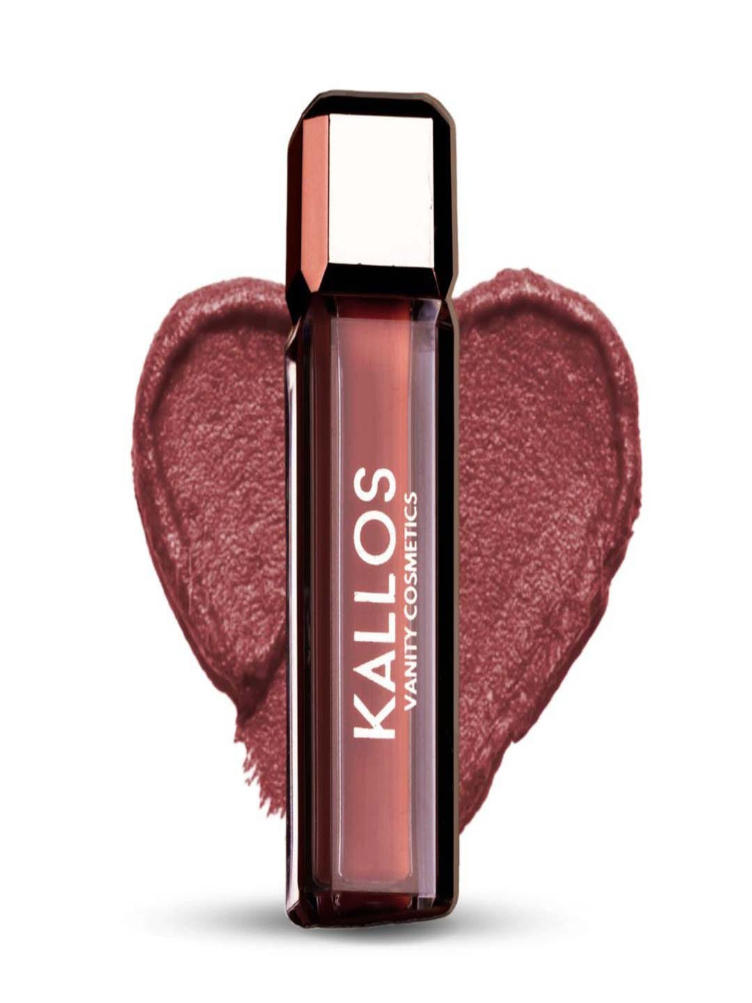 KALLOS VANITY Lip Plush Long Wear & Non-Drying Liquid Lipstick - 3 ml - Almost Famous