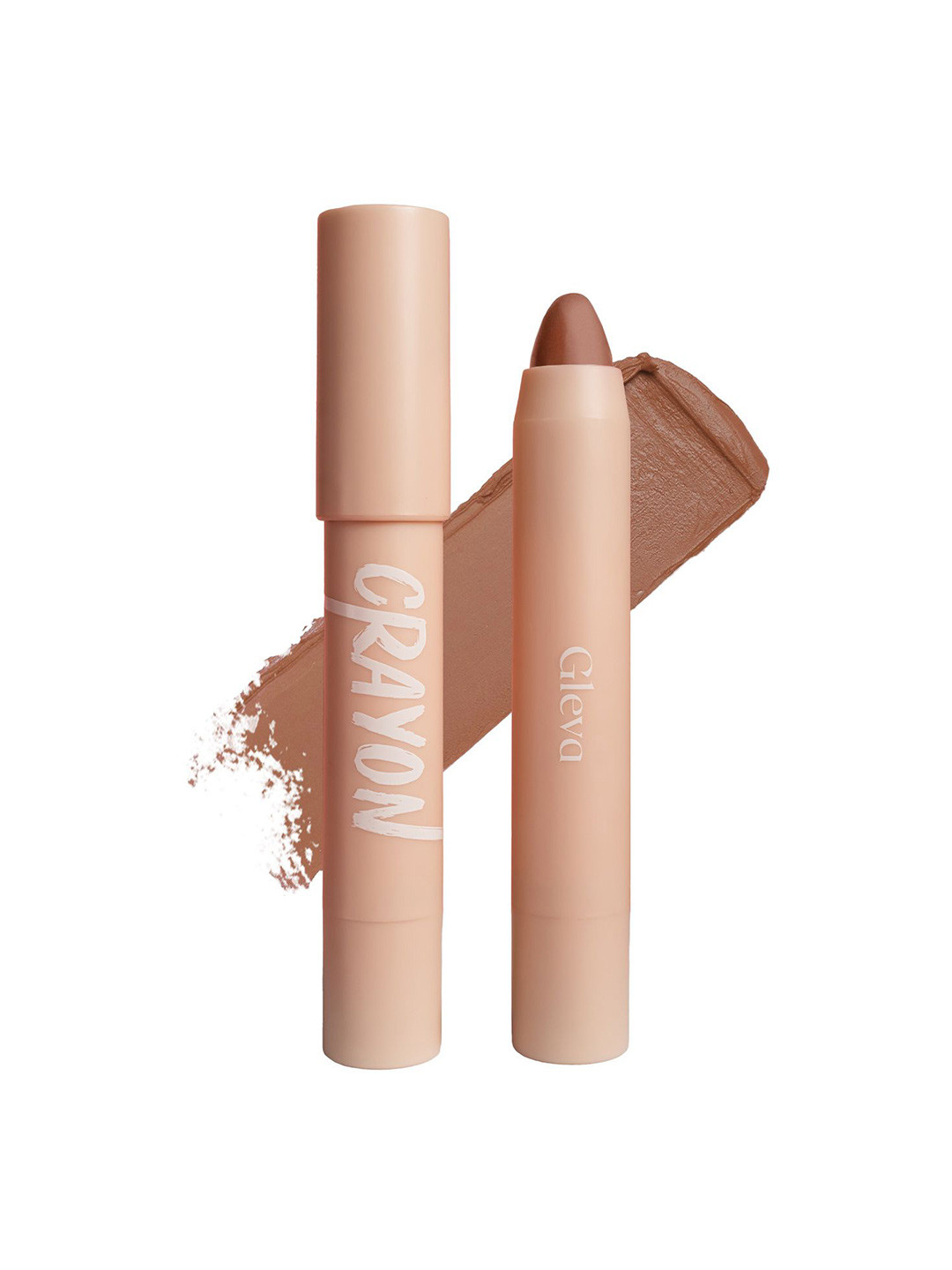 Gleva Silky Matte Finish Water-Resistant Long Lasting Crayon Lipstick - Toffee Temptation