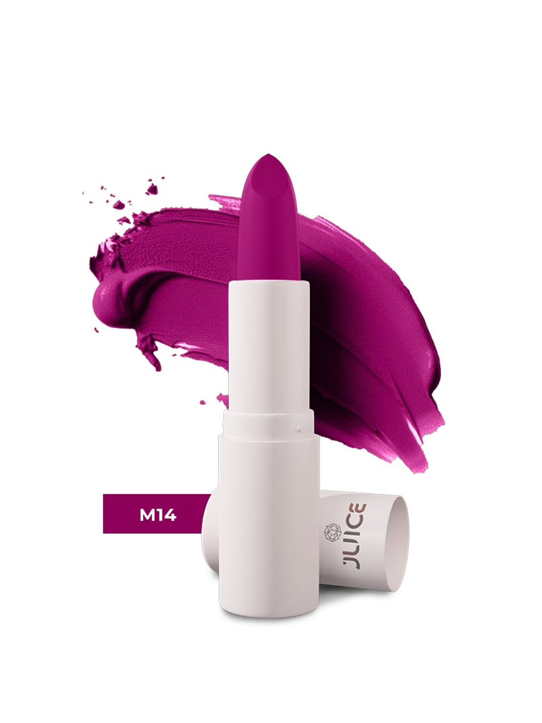 JUICE Kiss Sensation Lipstick With  Bio Retinol For UV Protection -4g - Festive Maroon M14