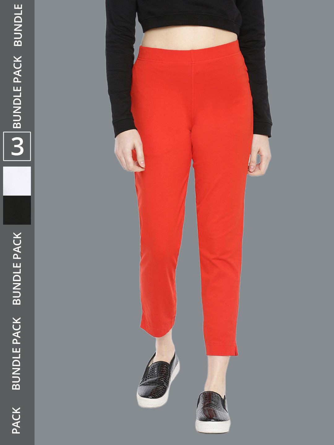 Dollar Missy Women Relaxed Wrinkle Free Trousers